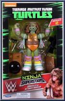 Donatello as Ultimate Warrior from Teenage Mutant Ninja Turtles - Nickelodeon - WWE manufactured by Playmates [Front]