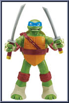 Head Droppin' Leonardo (Deluxe) from Teenage Mutant Ninja Turtles - Nickelodeon - Head Droppin' manufactured by Playmates [Loose]