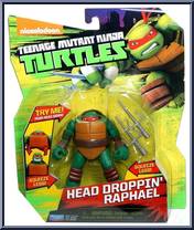 Head Droppin' Raphael from Teenage Mutant Ninja Turtles - Nickelodeon - Head Droppin' manufactured by Playmates [Front]