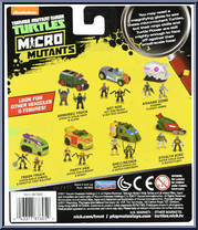 Kraang Dome (Kraang & Casey Jones) from Teenage Mutant Ninja Turtles - Nickelodeon - Micro Mutants manufactured by Playmates [Back]