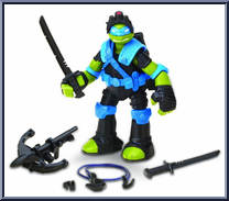 Leonardo from Teenage Mutant Ninja Turtles - Nickelodeon - Stealth Tech manufactured by Playmates [Loose]