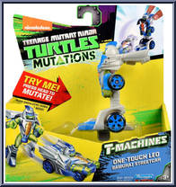 One-Touch Leo Samurai Streetcar from Teenage Mutant Ninja Turtles - Nickelodeon - T-Machines manufactured by Playmates [Front]