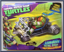 Leonardo's Patrol Buggy from Teenage Mutant Ninja Turtles - Nickelodeon - Patrol Buggies manufactured by Playmates [Front]