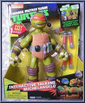 Michelangelo from Teenage Mutant Ninja Turtles - Nickelodeon - Interactive Talking manufactured by Playmates [Front]