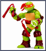 Michelangelo from Teenage Mutant Ninja Turtles - Nickelodeon - Basic Series manufactured by Playmates [Loose]