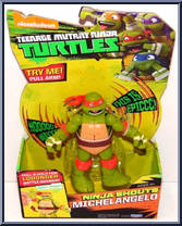Ninja Shouts Michelangelo Action Figure