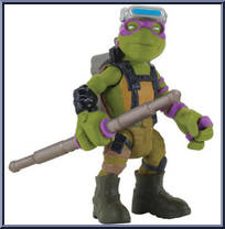 OOTS Donatello from Teenage Mutant Ninja Turtles - Nickelodeon - Surprise Mini Figures - Series 1 manufactured by Playmates [Loose]