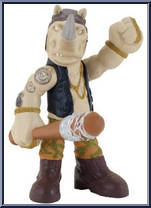 OOTS Rocksteady from Teenage Mutant Ninja Turtles - Nickelodeon - Surprise Mini Figures - Series 1 manufactured by Playmates [Loose]