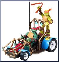 Raphael's RC Patrol Buggy from Teenage Mutant Ninja Turtles - Nickelodeon - Patrol Buggies manufactured by Playmates [Loose]
