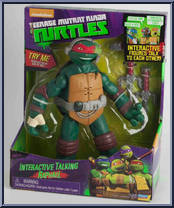 Raphael from Teenage Mutant Ninja Turtles - Nickelodeon - Interactive Talking manufactured by Playmates [Front]