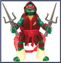 Raphael from Teenage Mutant Ninja Turtles - Nickelodeon - Throw -N- Battle manufactured by Playmates [Loose]