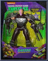 Shredder (with Removable Helmet) from Teenage Mutant Ninja Turtles - Nickelodeon - Deluxe manufactured by Playmates [Front]
