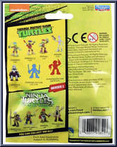 Shredder from Teenage Mutant Ninja Turtles - Nickelodeon - Surprise Mini Figures - Series 1 manufactured by Playmates [Back]