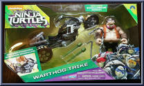 Warthog Trike (with Bebop) from Teenage Mutant Ninja Turtles - Out of the Shadows - Bikes manufactured by Playmates [Front]