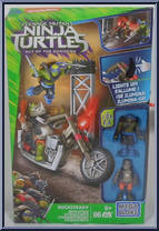 Rocksteady (Moto Attack) from Teenage Mutant Ninja Turtles - Out of the Shadows - Basic Series manufactured by Mega Bloks [Front]