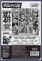 Michelangelo (Cosmic Greyscale) from Teenage Mutant Ninja Turtles - ReAction Figures manufactured by Super7 [Back]