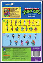 Raphael (Heavy Metal) from Teenage Mutant Ninja Turtles - ReAction Figures manufactured by Super7 [Back]