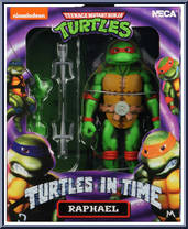 Raphael from Teenage Mutant Ninja Turtles - Turtles in Time - Basic Series manufactured by Neca [Front]