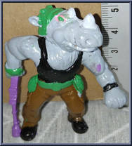 Rocksteady from Teenage Mutant Ninja Turtles - 2.5" Scale manufactured by Yolanda [Loose]