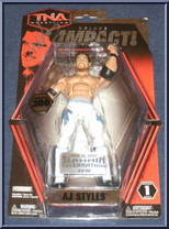 AJ Styles from TNA - Deluxe impact! - Series  1 manufactured by Jakks Pacific [Front]
