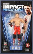 AJ Styles from TNA - Deluxe impact! - Series  8 manufactured by Jakks Pacific [Front]