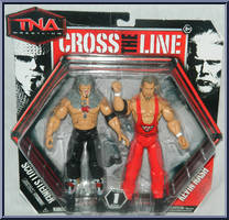 Scott Steiner / Kevin Nash from TNA - Cross the Line - Series 1 manufactured by Jakks Pacific [Front]