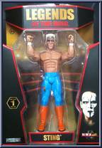 Sting (NWA) from TNA - Legends of the Rings manufactured by Jakks Pacific [Front]