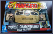 World Championship Belt Playset from TNA - Deluxe impact! manufactured by Jakks Pacific [Front]