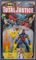 Black Lightning from Total Justice - Series 3 manufactured by Kenner [Front]