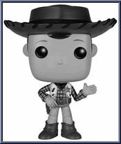 Woody (Black & White) from Toy Story - Toy Story Pop! manufactured by Funko [Loose]