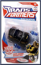 Elite Guard Bumblebee from Transformers - Animated - Deluxe manufactured by Hasbro [Front]
