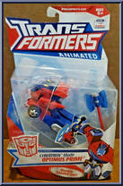 Optimus Prime (Cybertron Mode) from Transformers - Animated - Deluxe manufactured by Hasbro [Front]