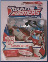 Autobo Ratchet from Transformers - Animated - Deluxe manufactured by Hasbro [Front]