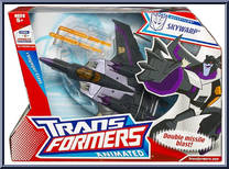 Skywarp from Transformers - Animated - Voyager Class manufactured by Hasbro [Front]