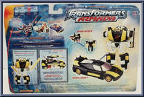 Wheeljack with Wind Sheer from Transformers - Armada - Supercon Assortment manufactured by Hasbro [Back]
