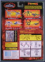 Silverbolt from Transformers - Beast Wars - Fuzors manufactured by Hasbro [Back]