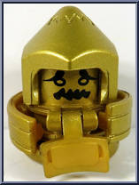 Gold Dexter from Transformers - BotBots - Series 4 - Winner's Circle manufactured by Hasbro [Loose]