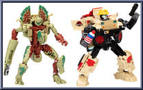 Dilophocon / Autobot JP12 from Transformers - Collaborative - Jurassic Park manufactured by Hasbro [Loose]
