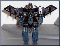 Razorclaw vs Steamhammer from Transformers - Cybertron - Mini-Cons manufactured by Hasbro [Razorclaw Robot Mode]