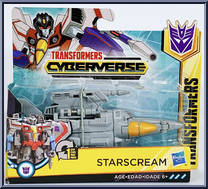 Starscream from Transformers - Cyberverse - 1-Step Changers manufactured by Hasbro [Front]