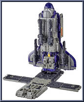 Astrotrain from Transformers - Earthrise War for Cybertron - Leader Class manufactured by Takara [Loose]
