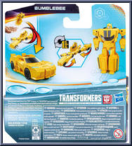 Bumblebee from Transformers - EarthSpark - 1-Step Flip manufactured by Hasbro [Back]
