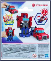 Optimus Prime from Transformers - EarthSpark - 1-Step Smash Changers manufactured by Hasbro [Back]