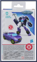 Terran Hashtag from Transformers - EarthSpark - Deluxe manufactured by Hasbro [Back]