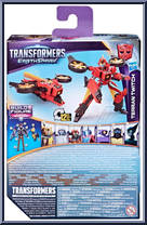 Terran Twitch from Transformers - EarthSpark - Deluxe manufactured by Hasbro [Back]