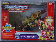 Sixshot from Transformers - Energon - Mega Class manufactured by Hasbro [Front]