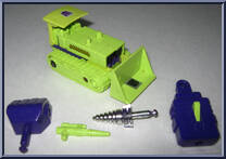 Bonecrusher from Transformers - Generation 1 - Series 2 manufactured by Hasbro [Loose]