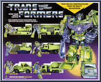 Devastator from Transformers - Generation 1 - Series 2 manufactured by Hasbro [Front]