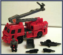 Hosehead (Headmaster) from Transformers - Generation 1 - Series 5 manufactured by Hasbro [Loose]