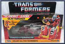 Scattershot from Transformers - Generation 1 - Series 4 manufactured by Hasbro [Front]